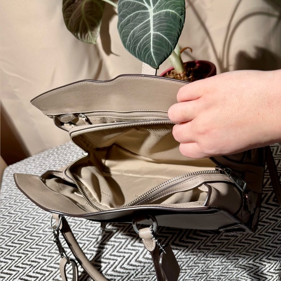 Coach Tea Rose Mercer 30 Satchel in Stone - 2017 - Picture 12 of 16